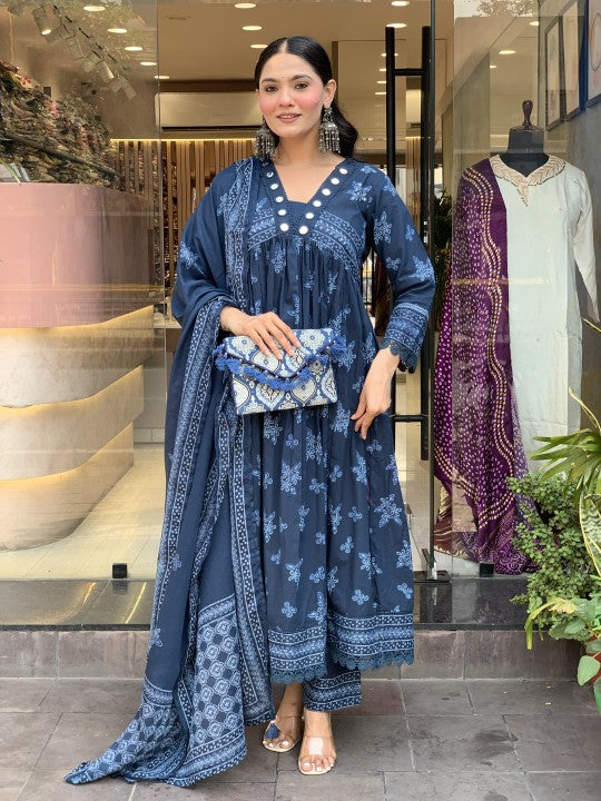 Trendy bluish Dress