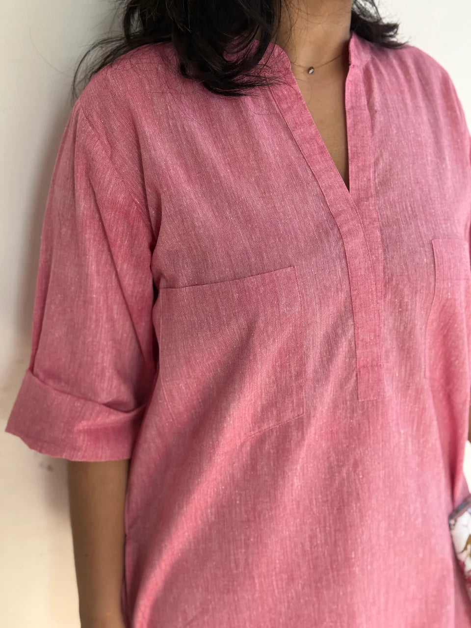 Pink Casual Cotton Co-ord Set for Women