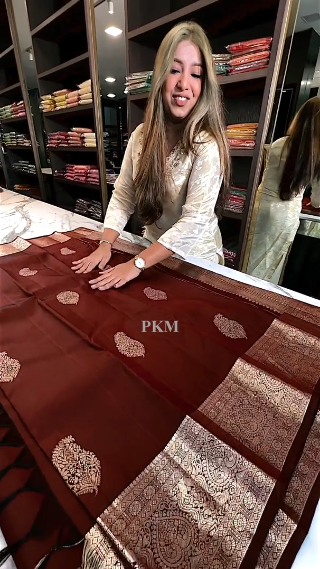 BURGUNDY WINE SAREE