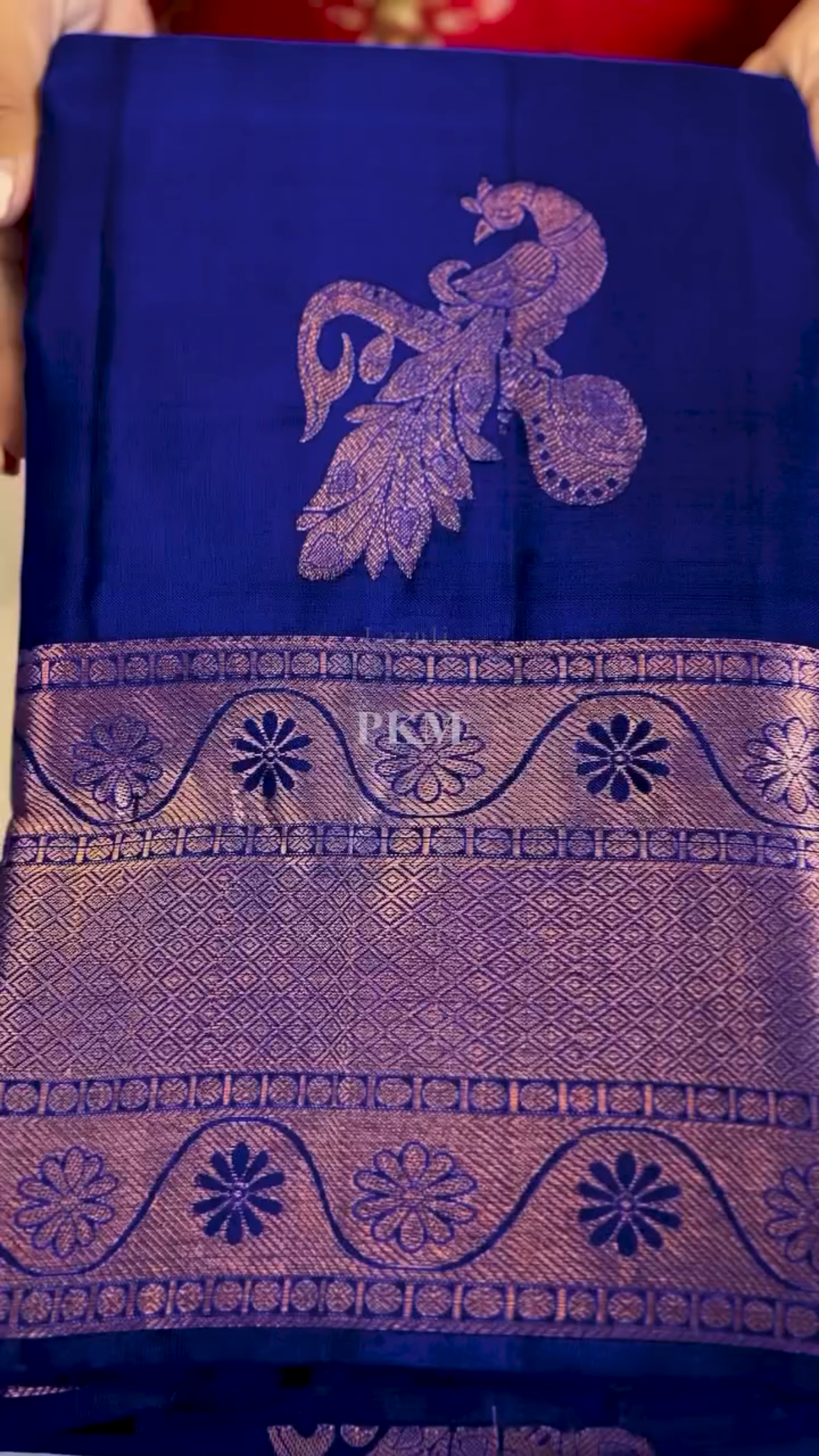 Opulent Royal Blue Soft Banarasi Silk Saree With Adoring Blouse Piece