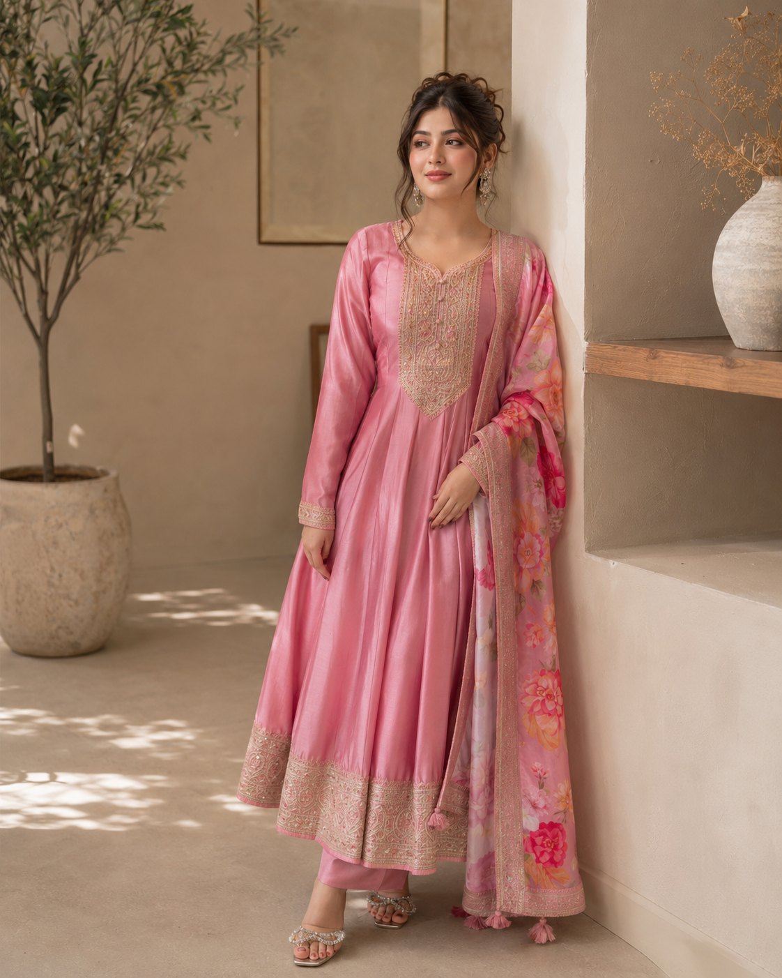 Mehfil Magic Silk Anarkali