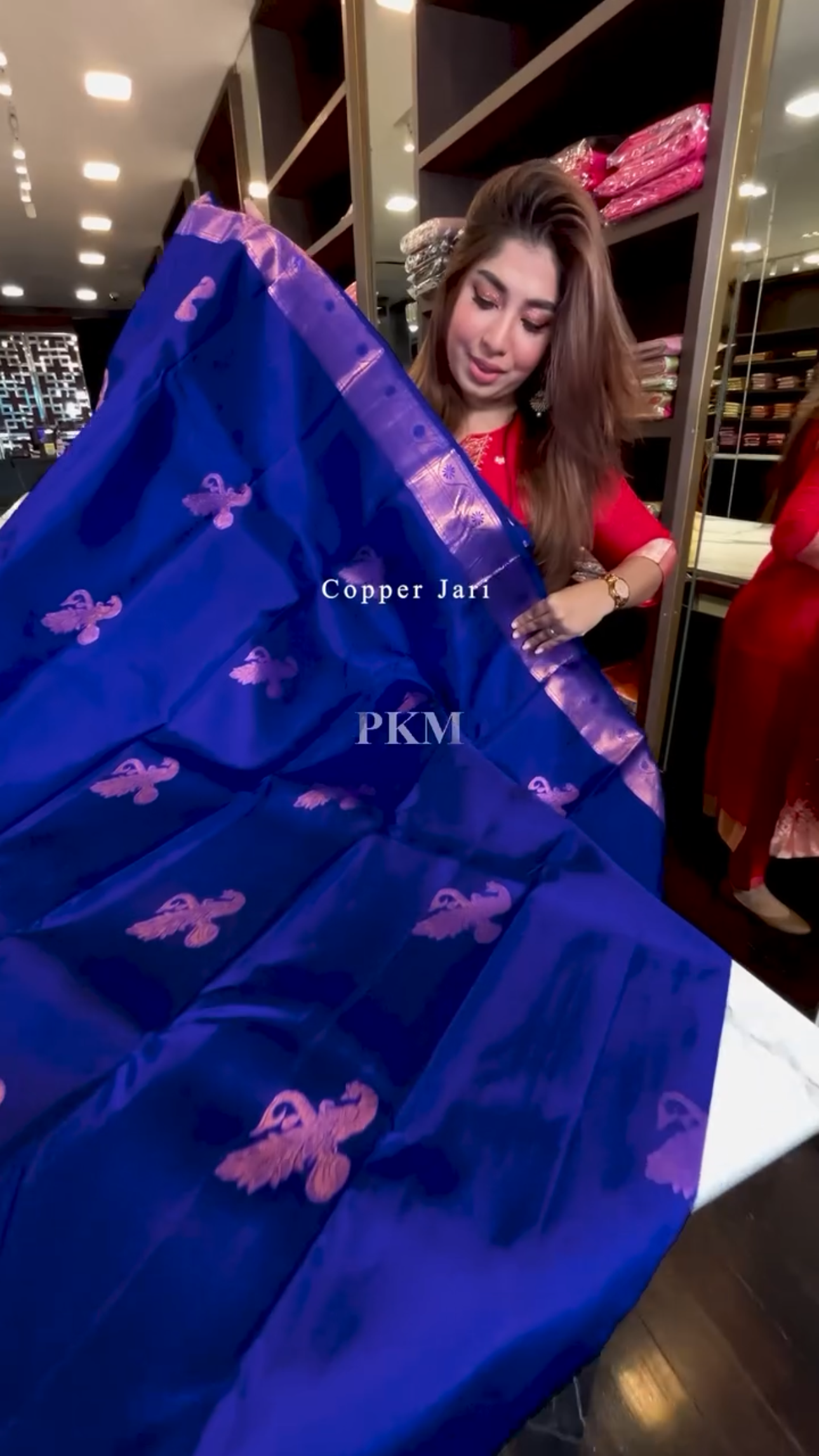 Opulent Royal Blue Soft Banarasi Silk Saree With Adoring Blouse Piece