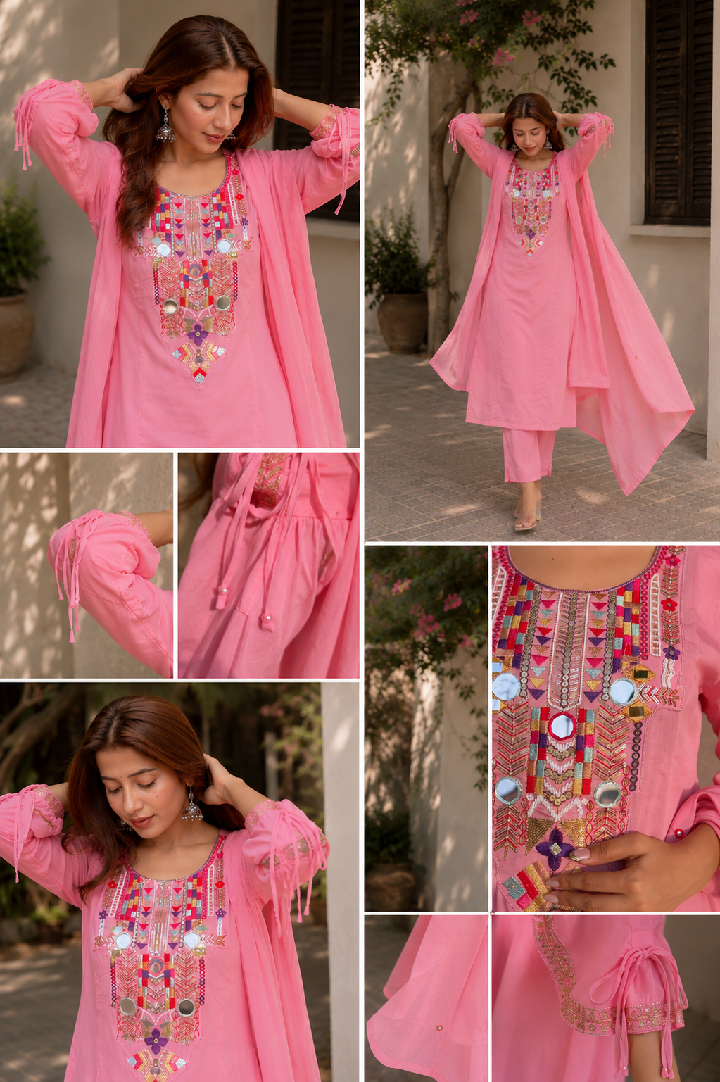 Tassled Embroidered Outfit