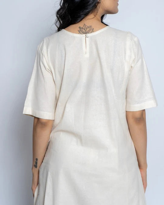 Women’s Two-Piece Layered Kurta with Culotte Set