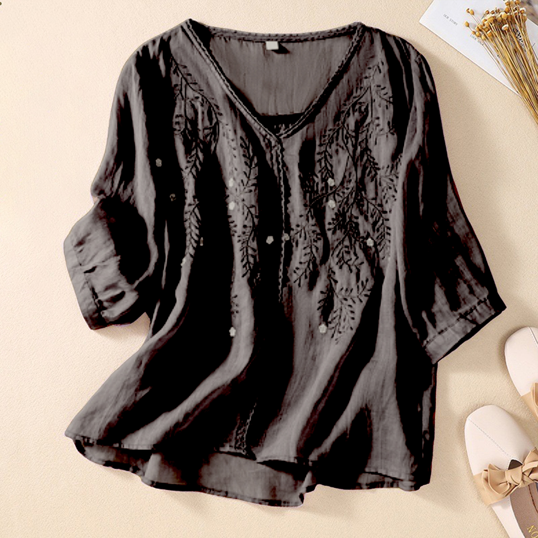 Women's Soft Embroidered Casual Tunic