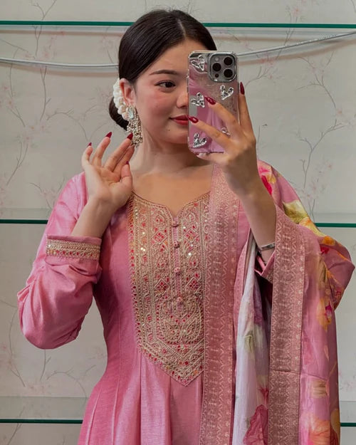 Mehfil Magic Silk Anarkali