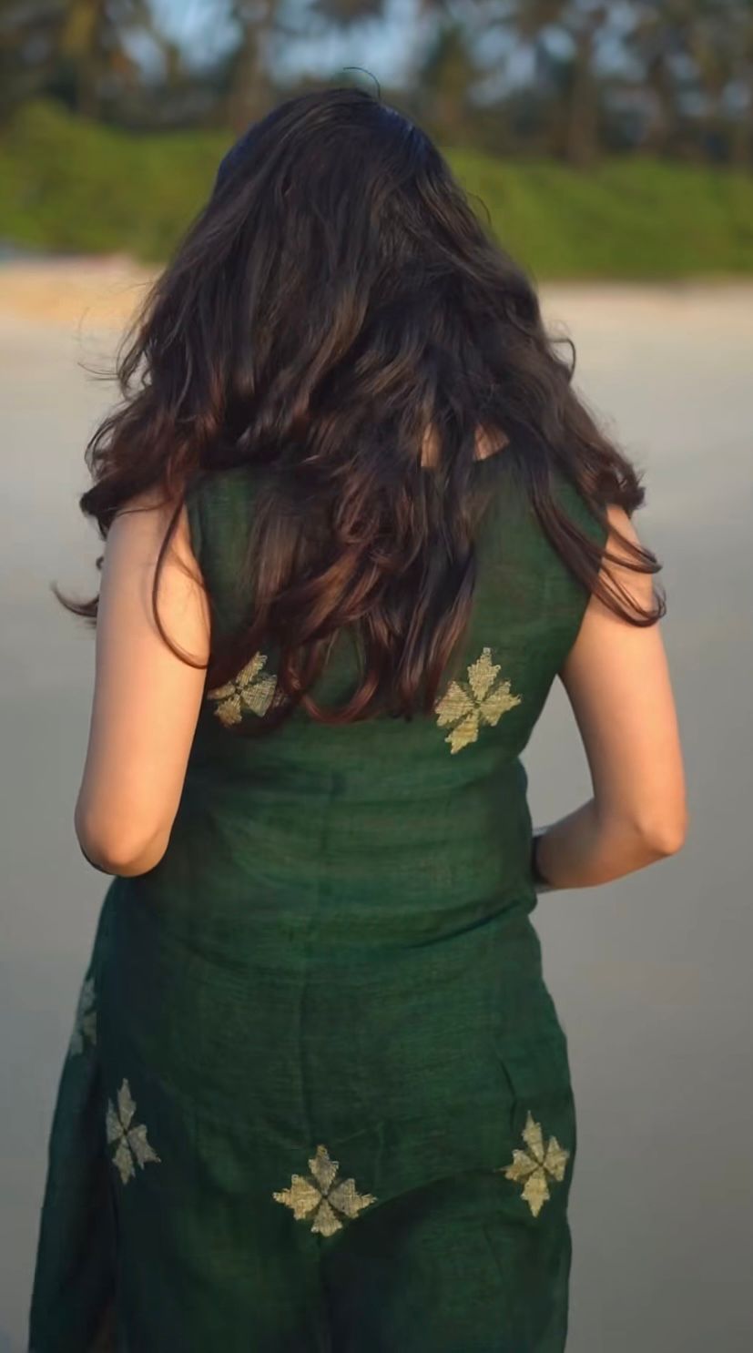 Elegant Bottle Green Ethnic Kurta Pant Dupatta Set