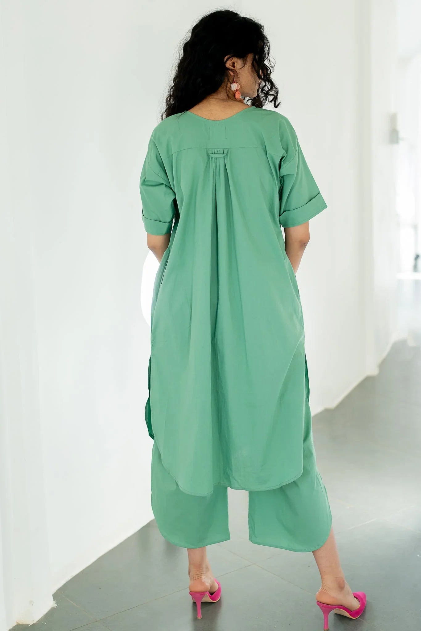 Meadows green Tunic with Pants
